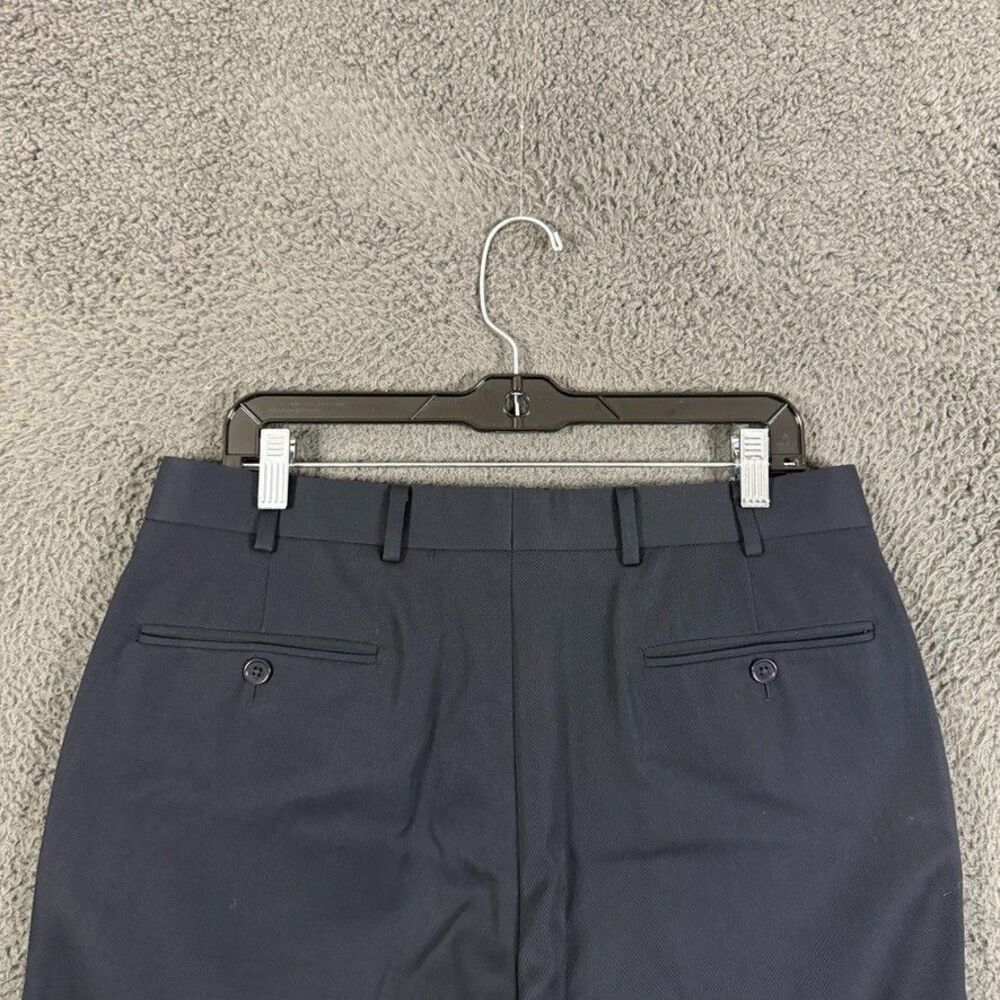Brooks Brothers Pants Mens 34x30 Blue Madison Fit Dress Slacks Wool Formal - Picture 11 of 12
